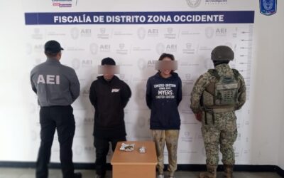 DETENIDOS CON CRISTAL Y MARIGUANA