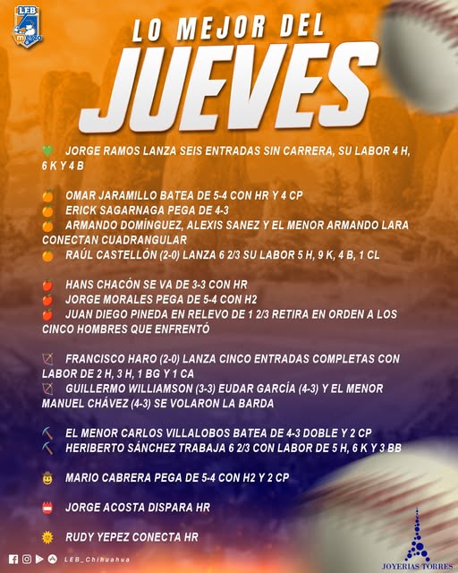 LOS MEJORES EN EL PRIMERO